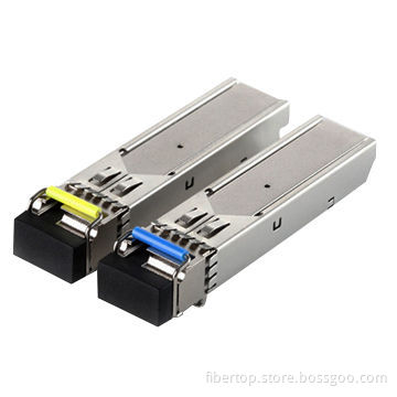1.25Gbps SFP BIDI Transceiver, 2km Reach 1,310 TX/1,550nm RX